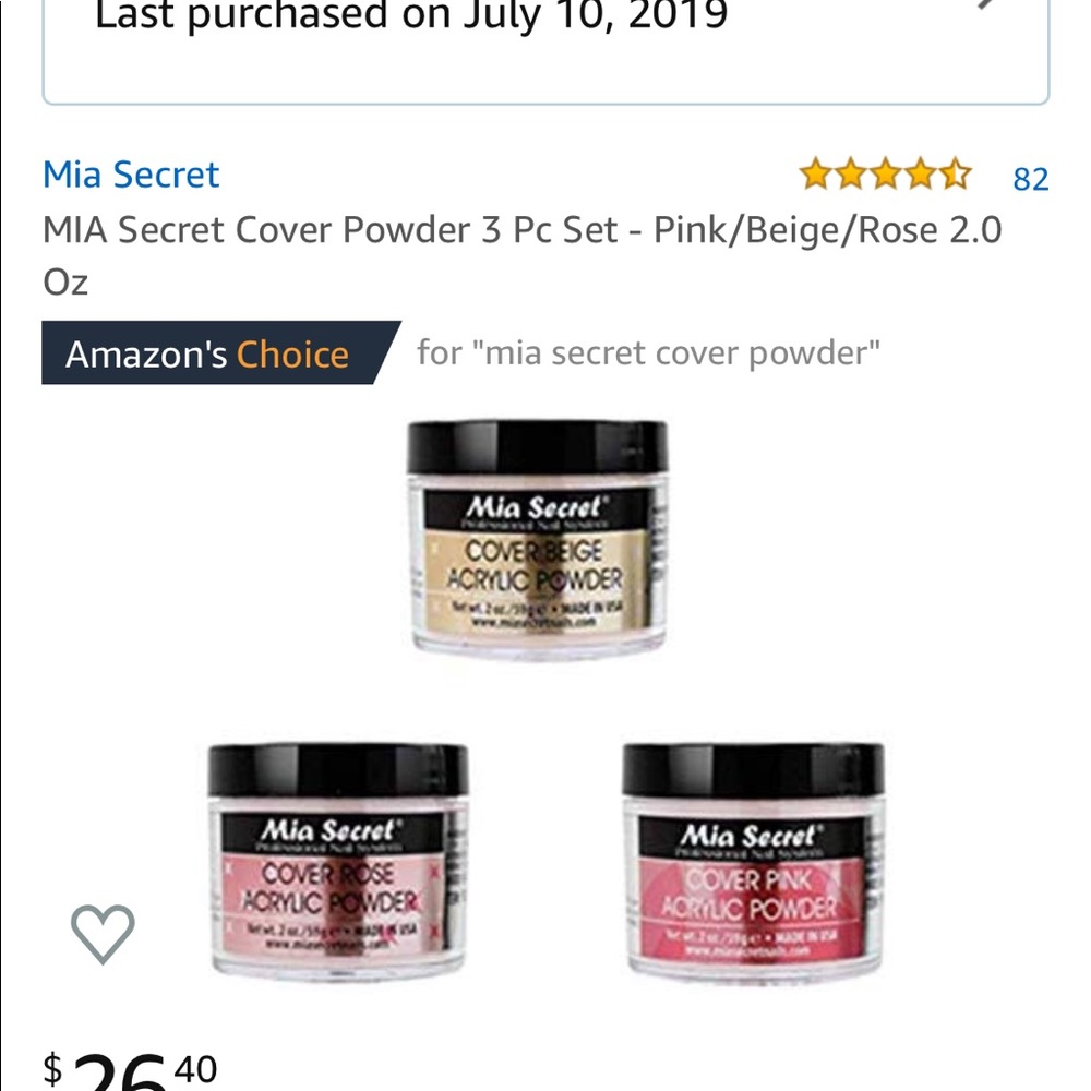 Mia secret 3 powder set